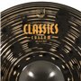Meinl Cymbals Classics Custom Dark Ensemble de Cymbales avec Hihat 14", Crash 16" et Ride 20" pour Batterie – B12 Bronze, Finiti