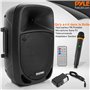 Pyle Enceinte Bluetooth Portable 800W - Haut Parleur Bluetooth avec Subwoofer, Lumières et Indicatrices de Batterie LED avec Bat
