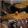 SONICAKE Cymbales à faible volume 14" HiHat+16" Crash+18" Crash+20" Ride jeu de cymbales mèche 5 pièces doré avec pochette de ba