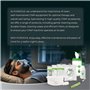 PURDOUX CPAP Brosse de nettoyage de tuyau avec poignée antidérapante, flexible de 182 cm, nettoyeur CPAP pour tube CPAP, brosse