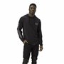 Caterpillar Men's UPF Hooded Banner L/S Tee, Black, 2XL