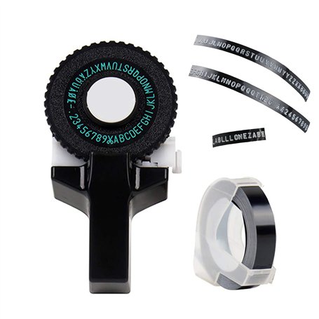 Imprimante d'étiquettes 3D Cliquez sur Petit modèle Fabricant d'étiquettes Manuel Machine de Lettrage de Bricolage Gaufreuse Mac