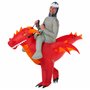 Morph Costume Gonflable Dragon, Déguisement Chevauchée Drôle, Parfait Pour Fêtes et Événements, Taille Unique