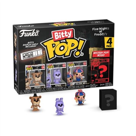 Funko Bitty Pop! Five Nights at Freddy's (FNAF) - Freddy 4PK - Freddy