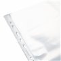 Oxford 100207007 Pochette Perf A4 Ouv Lat PP70 Lisse - pack de 10 - Transparent