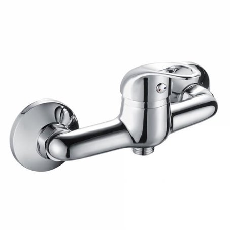 Mitigeur de douche - EDOUARD ROUSSEAU - Jocker - Design sobre - Poignée métal fine - Cartouche céramique Ø 35 mm - Chromé