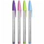 Ensemble de Stylos Bic Cristal Fun 921342 Multicouleur 10 Pièces (10 Unités)
