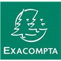 Exacompta - 18223E - Recharge intercalaires alphabétiques A-Z pour Organiseur Exatime 17 - 12 feuillets en plastique noir