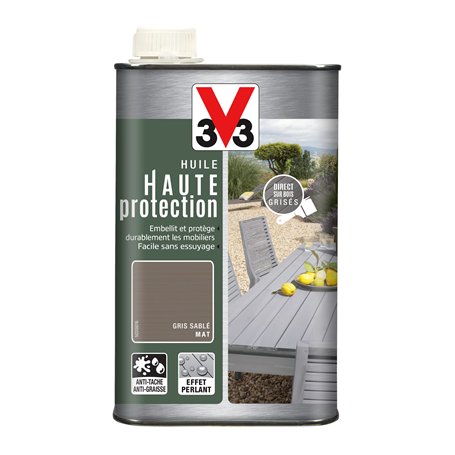 V33 Huile mobilier haute protection opaque