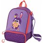Maped Picnik - Sac Repas Isotherme Lapin Violet Fluo - 2 Compartiments - Bandoulière Amovible Utilisable en Sac à Dos - Elastiqu