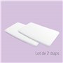 Maxi-Cosi Iris Drap-Housse, pour Lit Bébé et Matelas du lit de Voyage Compact Iris 2 en 1, Blanc