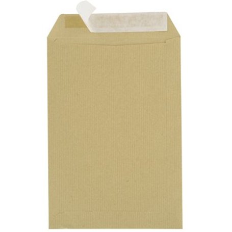 Majuscule - Enveloppes Kraft 90g - Bandes Detachables Ab - 23x32 - Paquet De 50