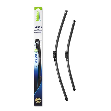 VALEO Silencio Essuie-glace - VF409 - Kit de Balais d'Essuie-glace Plat d'Origine de Haute performance