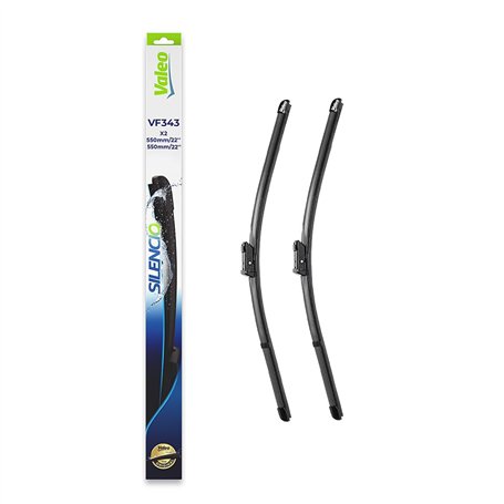 VALEO Silencio Essuie-glace - VF343 - Kit de Balais d'Essuie-glace Plat d'Origine de Haute performance