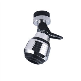 Aérateur de Robinet Orientable sur Rotule avec Variateur de Débit Femelle 22x100 avec Adaptateur Mâle 24x100 NOYON & THIEBAULT