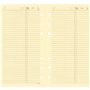Quo Vadis - Accessoires de TIMER - Recharge FEUILLES TELEPHONE pour TIMER 17 - Papier ivoire Clairefontaine - Format 10x17cm