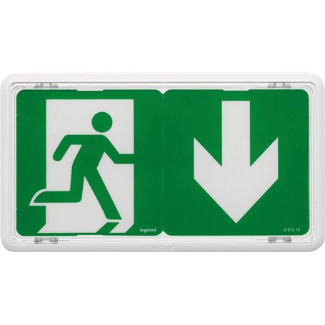 Legrand - BAES d'évacuation ECO1 standard à LEDs 45lm-1h plastique IP43-IK07 SATI Autodiag