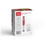Mixeur plongeant - LIVOO - DOP245R - 400 W - 2 vitesses - Rouge chili