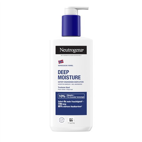 Neutrogena Lotion corporelle Deep Moisture pour peaux sèches 250 ml