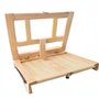 Chevalet Pliable, Églable Artiste Chevalet Peinture Portable Table Chevalet Boîte Avec Tiroir 27×7×35.5cm Boîte À Croquis De Tab