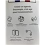 Exacompta - 18644E - Recharge Exatime 17 Pocket - 9,2 x 17 cm - Semainier janvier à décembre 2025