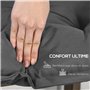 Outsunny Coussin d'assise pour Banc de Jardin Rembourrage épais 100 x 40 x 10 cm, Gris foncé