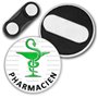 Badgmania Badge Magnétique 3.8cm Caducée Esculape Pharmacie Pharmacien