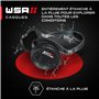 XP Metal Detectors WSAII Casque sans Fil Compatible avec Les détecteurs de métaux Deus II RC et WS6 Master, Casque Pliable, conn