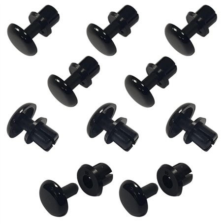 cyclingcolors 10x rivet clip plastique fixation agrafe à expansion pare-choc cache-moyeu garniture voiture Ø3