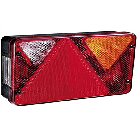 WERKA PRO - 2988 Maitre EQUIPEMENT 2988-Feu Multifonction Droit-185 mm x 135 mm-pour Remorque