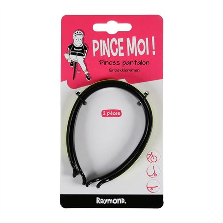 Raymond - Lot de 2 Pinces réfléchissantes pour Pantalons de vélo