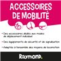 Raymond - Lot de 2 Pinces réfléchissantes pour Pantalons de vélo, Lot de 2 Clips de Pantalon de vélo réfléchissants - A Clipser 