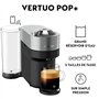 Machine à café Nespresso Krups Vertuo Pop+ Argent YY5359FD