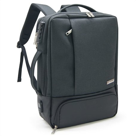 Waytex 71056 Sacoche - Sac à Dos Multifonction (2 en 1) pour Ordinateur 15