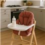 Easy Dort Coussin de Chaise Haute bébé Coton Enduit Couleur - Marsala