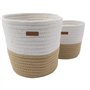 Paniers de rangement - DOMIVA - Honey Moon - Coton tressé