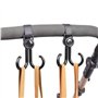 PARENCE.- Crochet Double pour Poussette - Porte Sacs Universel avec Accroche Velcro - Accessoire Pratique pour Poussette, Chario