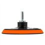 PARENCE.- Plateau de Ponçage 125mm M14 avec Adaptateur – Disque Support pour Meuleuse et Perceuse – Compatible Ponceuse Orbitale