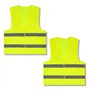 PARENCE.- Lot de 2 Gilets Jaunes Haute Visibilité - Taille Universelle
