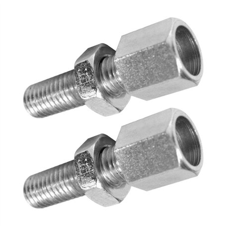 2x VIS CREUSE DE REGLAGE M5x30mm POIGNEE DE FREIN EMBRAYAGE CYCLO MOTO MOTOCULTURE