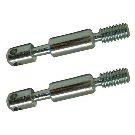 cyclingcolors 2x goujons d'assemblage de lit meuble diamètre 8mm x longueur 75mm 4 trous acier vis filetage direct