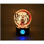TEKNOFUN - - Licence Officiel Demon Slayer - Réveil Lumineux TANJIRO 20 cm - 2 Modes d'éclairage - Fonctionne avec 3 x AAA/Câble
