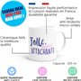 Mug Humour Folle Attachante Tasse Message drôle. Idée Cadeau Original Amie Couple Amoureux Collègue Frère Sœur Fille Femme Copin