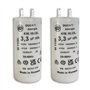 Lot de 2 Condensateurs 3