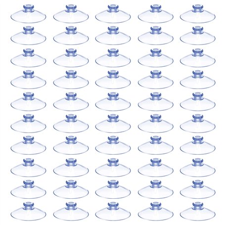 CZ Store®-✮Marque Française✮-Ventouse|50 pcs|✮✮Garantie A Vie✮✮-Mini Ventouse|Taille 30MM|Ventouse Transparente a Forte adhérenc