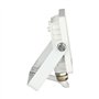 V-TAC 429 Projecteur 10W sécurité extérieur étanche avec Verre Gris Corps Blanc Samsung LED IP65 6400K 800 lumens, Die Cast Alum