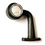 Formplas Lot de 2 feux de position LED pour camion et remorque 12 V 24 V E20 - Longueur 150 mm - Hauteur 160 mm - Épaisseur 65 m