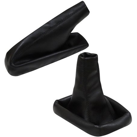 AERZETIX - Soufflet Levier de Vitesse Frein à Main Noir