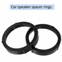 AERZETIX - C11626 - Lot de 2 Adaptateurs/Supports pour Haut-parleurs de Voiture Ø165 mm - côté de Montage portière Avant/arrière