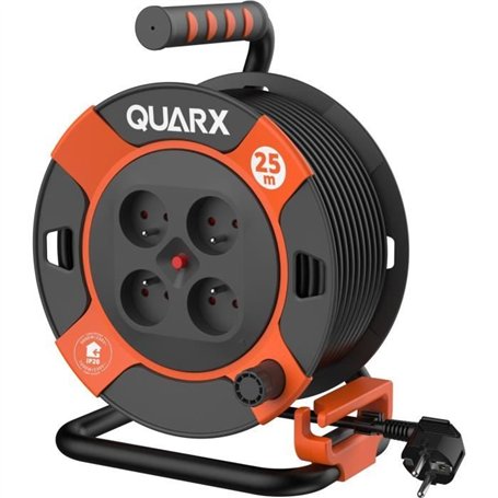 Enrouleur de bricolage - QUARX - 25m - H05VV-F 3G1